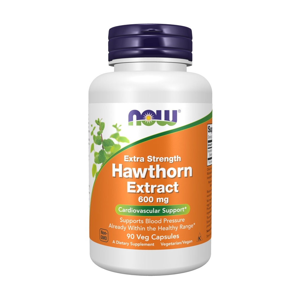 Teraz Foods Doplnky, Hawthorn Extract 600 mg, Extra sila, Kardiovaskulárna podpora*, 90 Veg Kapsule