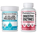 CHOICE lekára - Optimal Gut Health Bundle: 60 miliárd probiotických 60ct + tráviace enzýmy 90ct pre trávivý komfort a imunitnú podporu