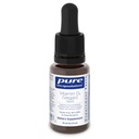 Pure Encapsulations Vitamín D3 (Vegan) Tekutá 