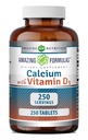 Úžasné vzorce Vápnik s vitamínom D3 doplnok 
