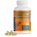 Bronson Glukozamín Chondroitin Turmeric & MSM Advanced Joint & Cartilage Formula, podporuje zdravé kĺby, Mobilita a Kartilage - non-GMO, 90 Kapsule