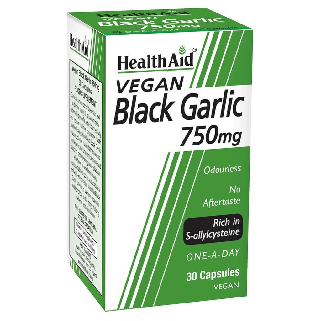 HealthAid čierny cesnak 30 Vegicaps 750 mg