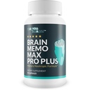 Memo mozgu Max Pro Plus - Top Pamäť a mozog Memo Max Pro Supplement - Podpora Vylepšená pamäť & Mental Acuity - Pomoc Prírodný mozog Funkcia - Podpora Focus, Mental Recovery, & Energy