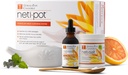 Himalájan Chandra Neti Pot Kompletný Sinus Čistiaci systém Štartovací Kit