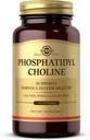 Solgar Fosfatidylcholín, 100 Softgels - Podporovať zdravú kognitívnu funkciu - Odvodené z lecitínu - Obsahuje cholín pre Neurotransmiter Acetylcholín - Gluten Free, Dairy Free - 50 Servings