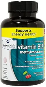 Členovia Mark Sublingválne vitamín B12 5000 mcg (300 Počet) (3 balenia)