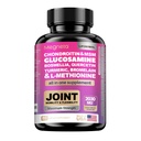 19-in-1 Spoločné podporné kapsuly Glukozamín Chondroitin Turmerica Msm Boswellia - Spoločná podpora doplnok pre kosti, chrbát, kolená, ruky spoločné zdravie