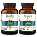 Himalája Organic Licorice, 120 Day Supplement - Digestive Health Supplement for Uppset Žalúdok, Príležitostné Bloating and Heartburn - USDA Organic, Vegan, Non-GMO, Non-DGL, Gluten Free, 60 Caplets, 2 balenie