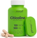 LongLifeNutri Citroline (CDP-Choline) 300 mg, 120 Vegetariánske kapsule, 4-Month Supply, GMP Certified, Made in USA
