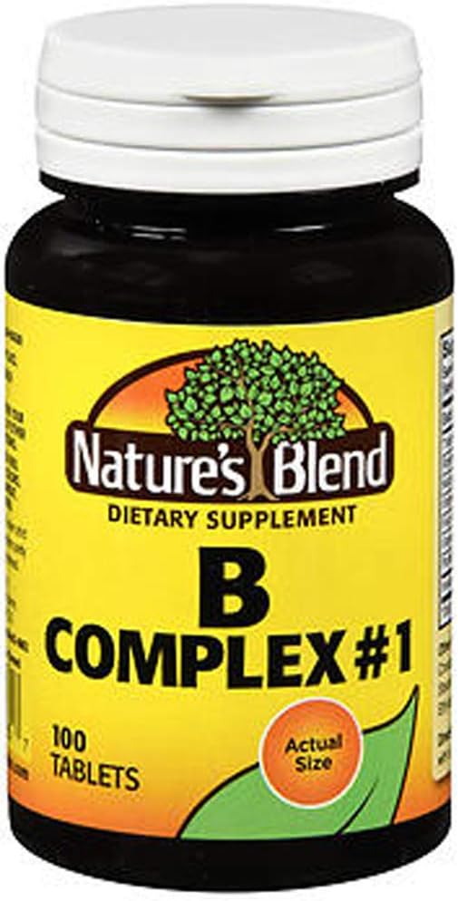 Nature's Blend B Complex #1 Tablety - 100 ct, balenie po 3
