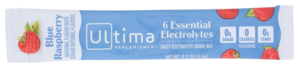 Ultima Replenisher Blue Malinová Electrolyte Drink Mix Single, 0.12 Oz
