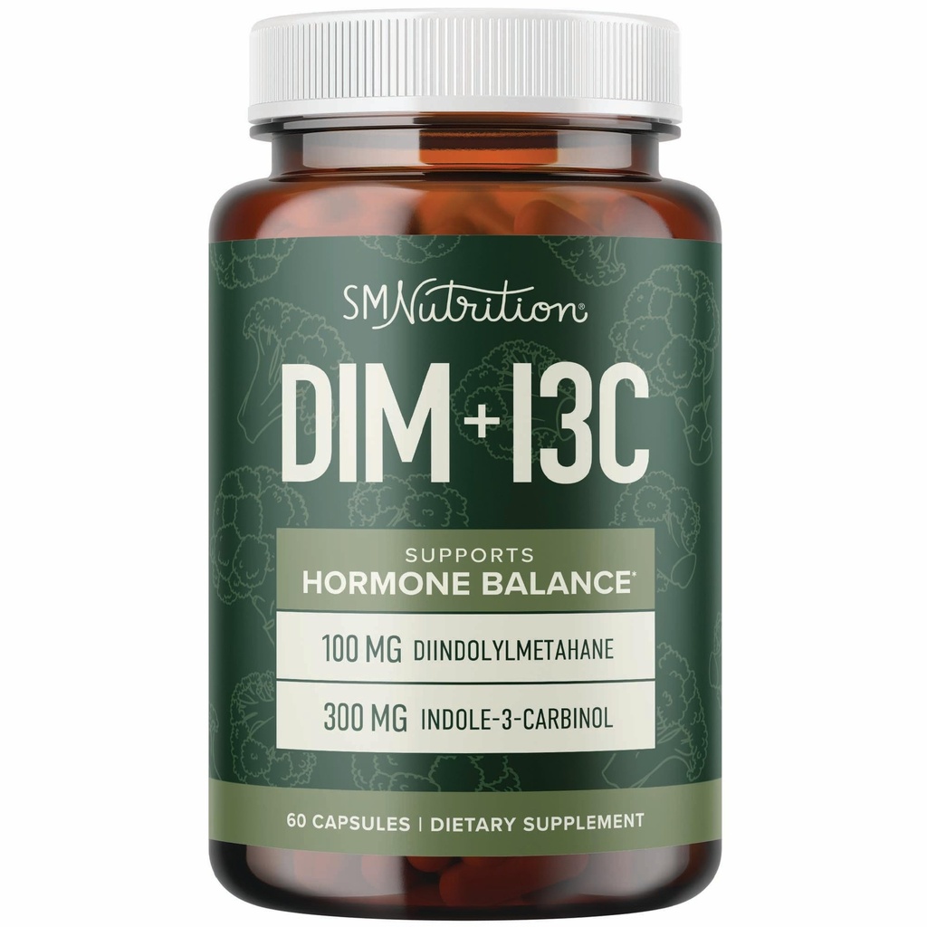 DIM & Indole 3 Karbinol pre Hormone Balance pre ženy a mužov 