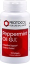 Protokol Peppermint G.I. - pre podporu trávivého zdravia* - s mäty piepornej, zázvorový olej a fenikel olej - Enteric-Coated - Mliečne bez a Halal - 90 Softgels