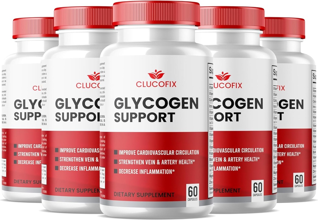 (5 balenia) ClucoFix Glycogen Podpora Kapsule - ClucoFix Glycogen Zdravie a wellness Multivitamínová podpora Doplnky - ClucoFix Glycogen - ClucoFix Glyco Advanced Formula Support Reviews
