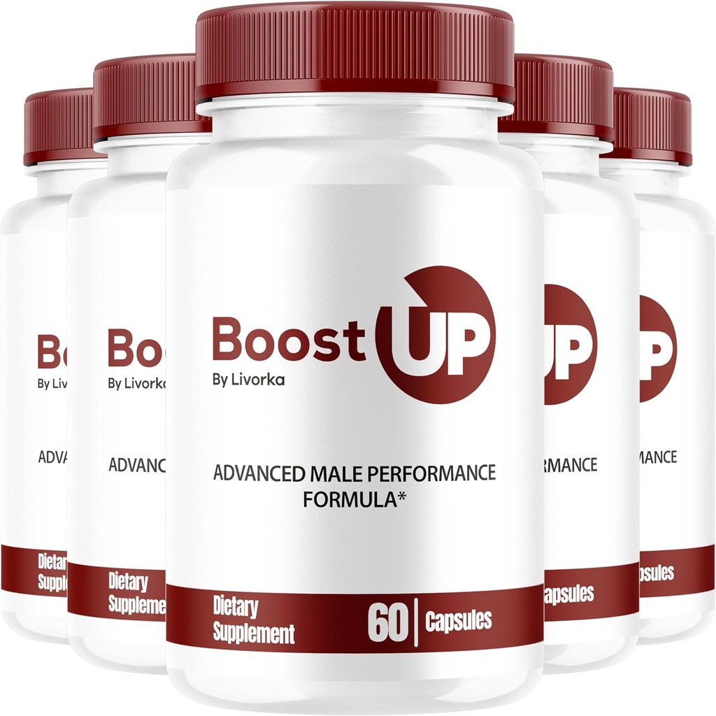 LIVORKA Boost Up Advanced Formula Supplement od Muži - 300 Kapsule - Balenie po 5