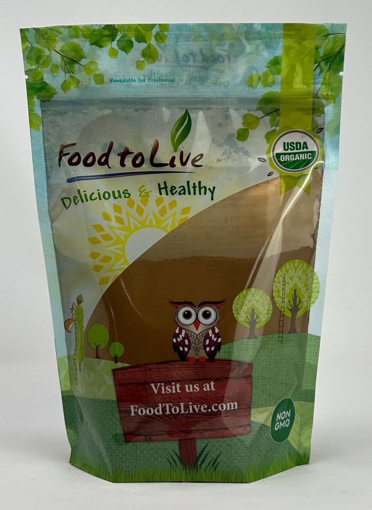 Potraviny na živé organické Chaga Mushrom Powder, 1 libra  Bohaté na antioxidanty a živiny. Non-GMO. 100% čistá. Kosher