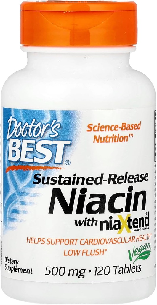 Najlep ie vydanie niacínu, 500 mg, 120 grófov