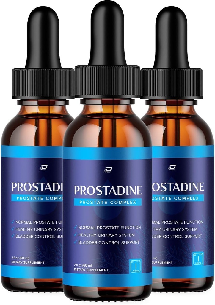 Prostadín kvapky pre zdravie - Bladder Urinačné problémy - Prostadine doplnok, Maximálna sila Prostatíne Droppers, 2024 Nové zlepšenie Formulácie, Prostadín (3 Balenie - 3 mesiace dodávky)