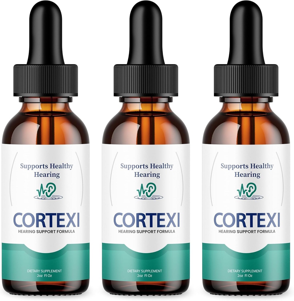 (úradný) Cortexi Tinnitus liečba sluchová podpora s chrómom, Hroznové semeno, Astragalus, Maca Root - Cortexi podpora sluchu kvapky doplnok Cortexi Tinnitus liečba pre zvonenie ucha (6oz)
