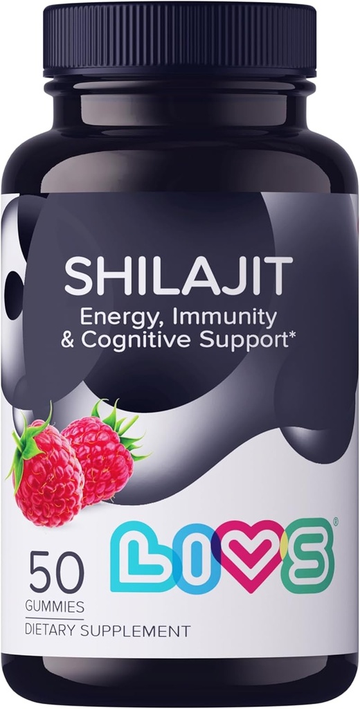 Shilajit Gummy pre mužov a ženy 10000mg Pure Himalayan Shilajit Gold with Fulvic Acid, 85+ Minerály & Ashwagandha 