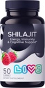 Shilajit Gummy pre mužov a ženy 10000mg Pure Himalayan Shilajit Gold with Fulvic Acid, 85+ Minerály & Ashwagandha 