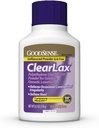 GoodSense ClearLax, Polyetylénový glykol 3350 Prášok na riešenie - Osmotický laxatívum pre úľavu od zápcha, bez príchute, 8,3 oz