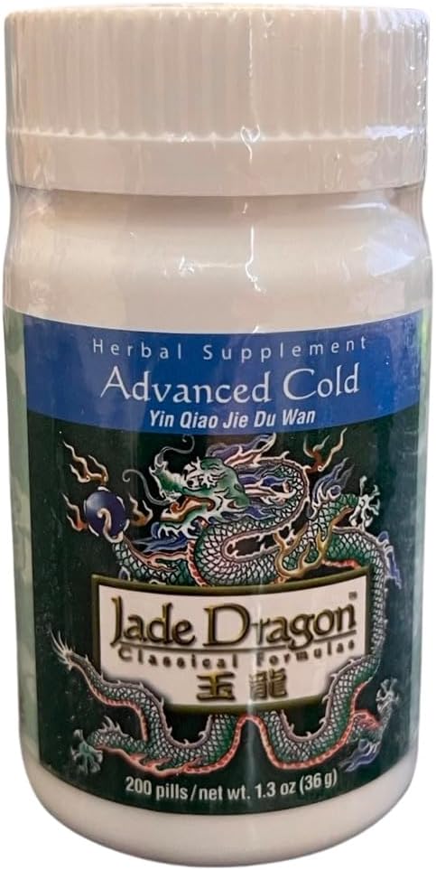 Pokročilé Cold, 200 tabletiek, Yin Qiao Jie Du Wan, Teapills
