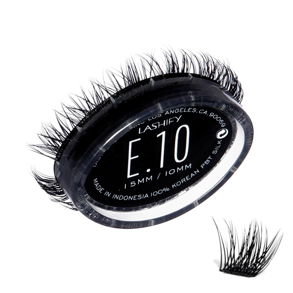Lashify Extrémne 10mm Gossamer DIY predĺženie rias znovu naplniť, čierna, ľahko falošné Lashes pridať tremendous objem