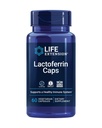 Predĺženie života Lactoferrin Caps, Zdravá imunitná odpoveď, Podpora GI, Vision Health, Gluten-free, non-GMO, 1-Deň, Vegetarián, 60 kapsúl