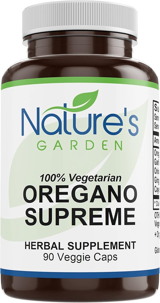 CHARAKTERISTIKY Oregano Supreme (w/Garlic, Cibuľa, Ginger & Cayenne) - 90 Veggie Caps