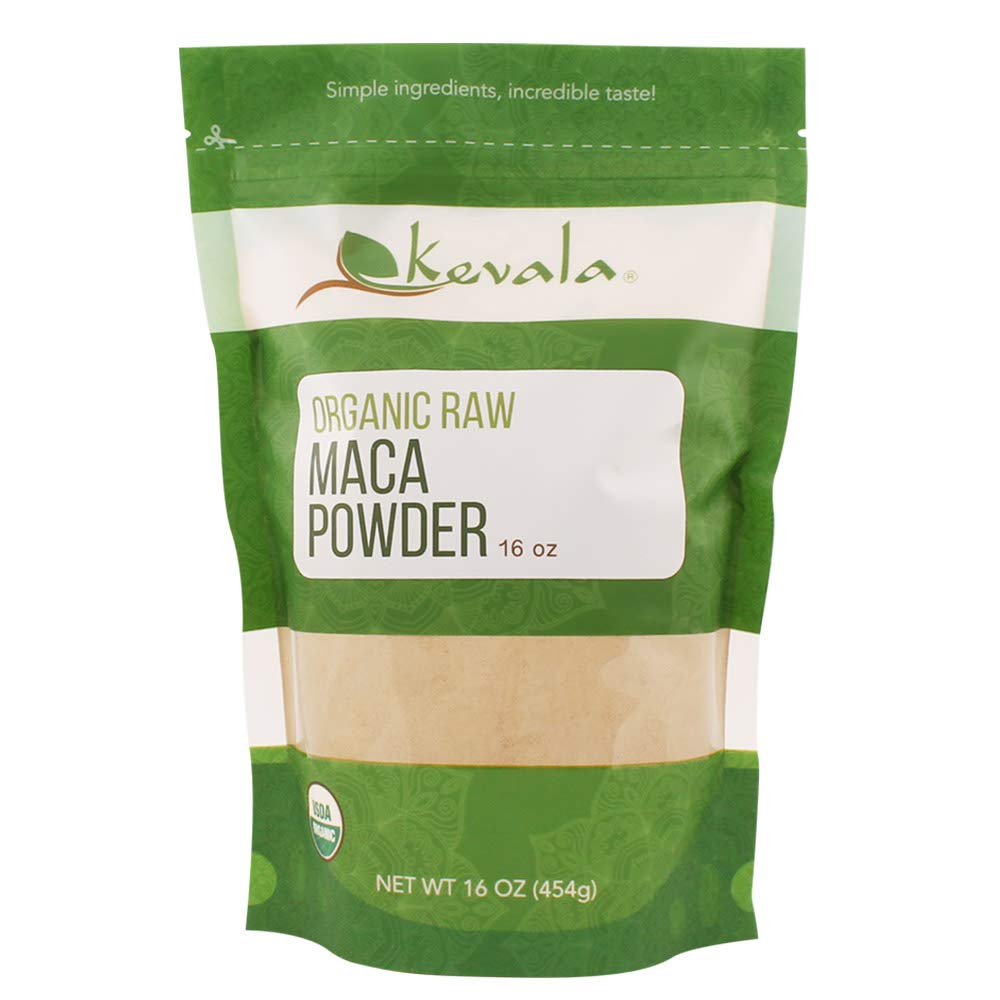 kevala - organický Maca Root Powder - Raw Maca Powder 1 lb - 16 oz - Gluten Free - Vegan - Košer