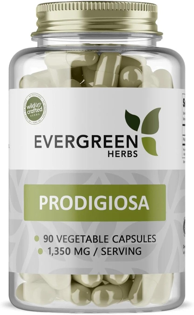 Evergreen byliny Prodigiosa (Capsules) - Tamper Proof Seal zabezpečiť čerstvosť.