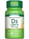 Pravda prírody vitamín D3 5000 IU Softgels 