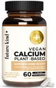 Future Kind Vegan Calcium Supplement - Plant-Based Calcium Magnézium Supplement Zdroj: Island od Zuby a kosti Podpora (60 kapsúl)