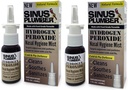 Sinus Plumber Peroxid vodíka Nosový sprej 2 Balenie - Neutralizuje vzduchové častice pre nosovú hygienu a imunitnú studenú obranu