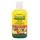 Príroda Plus zdroj života prenatálna tekutina, tropické ovocie - 30 fl oz - Multivitamínové a minerálne doplnky - Nutričná podpora počas tehotenstva - bez lepku, vegetariánska - 30 porcií