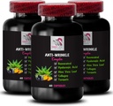 Alpha Lipoic Acid - Anti-Vráskový komplex - L-Glutatione, Aloe Vera, Collagen Support, Green Coffee Bean, Lycopene, Turmerica, Hroznové semeno, Hydratácia Boost, Skin Firming, Hladká textúra 3Bot 180Caps