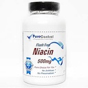 Flush Free Niacin 500mg / / 100 Kapsule // Pure / / podľa PureControl Doplnky