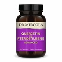Dr. Mercola Quercetin & Pterostilbene Advanced - Supports Respiration & Immune Health - 500 mg Quercetin - High-Biodostupnosť Formula - Non-GMO, Gluten-Free & Soy Free - 60 Kapsule (30 Servings)