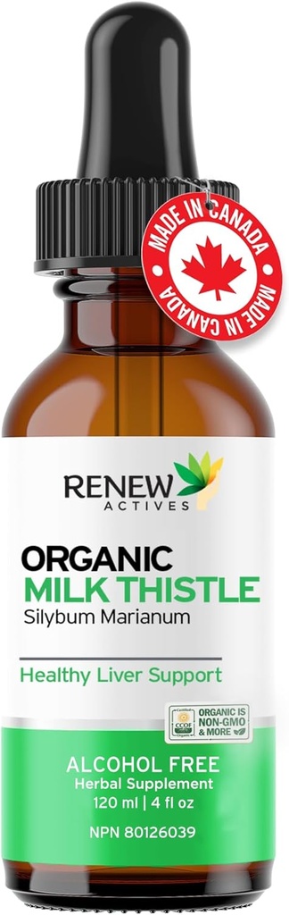 Renew Actives Milk Thitle Liquid Extract 110MG per 2ML 