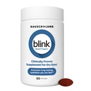 BLINK NutriTears klinicky preukázané doplnok pre suché oči, starostlivosť o oči s luteinom a zeaxantínom a vitamínom D hydratovať oči zvnútra pre úľavu od dlhého odrazu, 50 Softgels