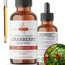 Cranberry Tinktúra - Organický brusnicový extrakt kvapaliny, alkohol - Voľný bylinné doplnky - Made in USA