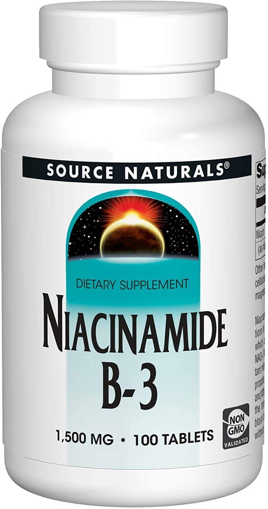 Zdroj Naturals Niacinamid 1500mg, 100tabs (2 balenia)