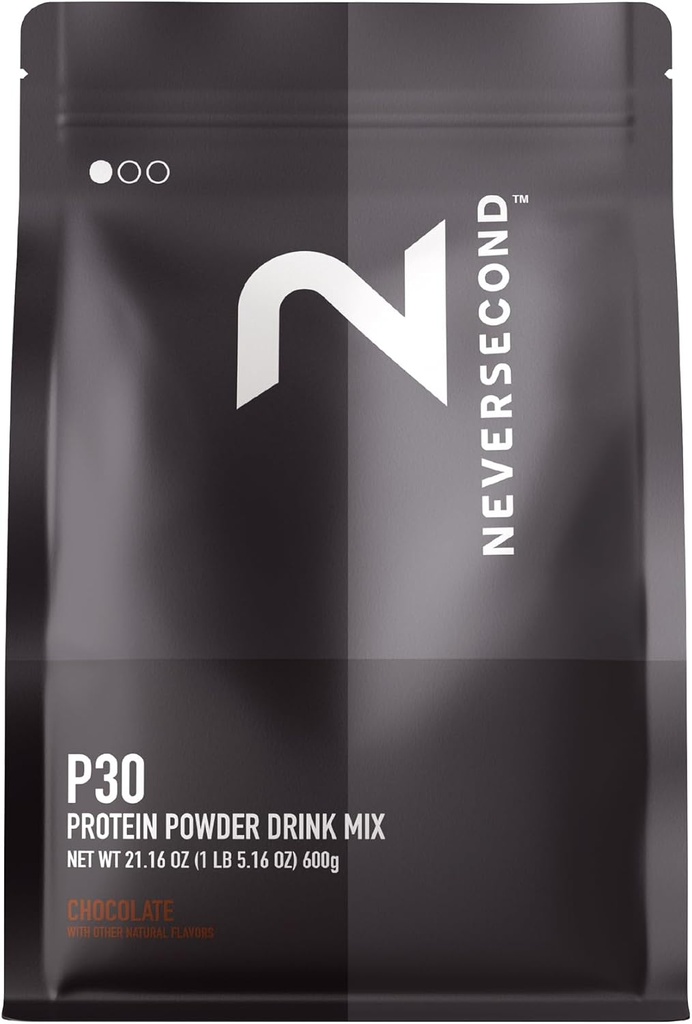 NeverSecond P30 Recovery Drink Mix, High- Performance Protein & Essential Amino Acides Never2 Mix for Maratón Recovery & Support (600g 15-Serving Pack)