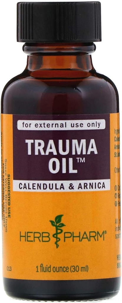 HERB PHARM Trauma Oil Compound, 1,2 libry (FAOIL01), 1 Fl Oz (pack of 1)