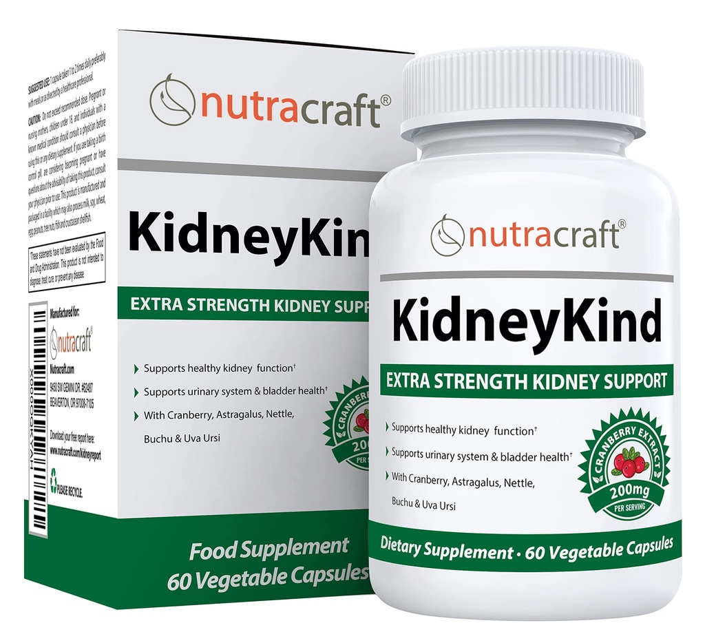 Nutracraft KidneyKind #1 Oblička podpora a detoxikácia doplnok 