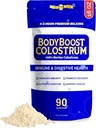 BodyBoost Premium Colostrum Full, 100% Bovine Colostrum Powder, Immune Booster Supplement with Immunoglobulin & Lactoferrin, Grass Fed Colostrum Powder, Gut Health, Diverse Intake,16 oz