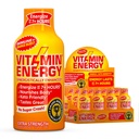 Vitamín Energy Immune+ Extra sila Energia Shot Orange Burst 12 Balenie, 260mg Prírodný kofeín, B-vitamíny, Citrikolína, Zelený čaj, Imunita & Focus Podpora, Zero Cukor, Gluten-free 1,93 fl oz