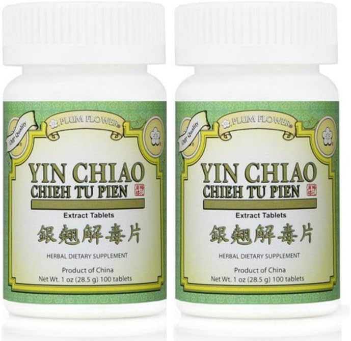 Plum Flower Yin Chiao Chieh Tu Extract, 100 tabliet (2-Pack)