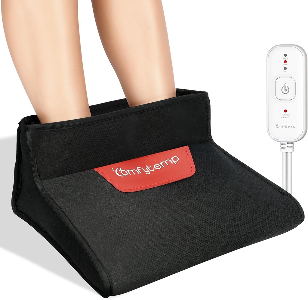 Pohodlie elektrické vyhrievané nohy teplejšie pre mužov a ženy,3D nohy vykurovanie Pad pre studené nohy Ankles úľava, suché nohy sanua pod stolík 45Auto vypnutie s 3 teplom, Office Home Winter